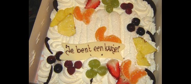 taart je bent een kanjer